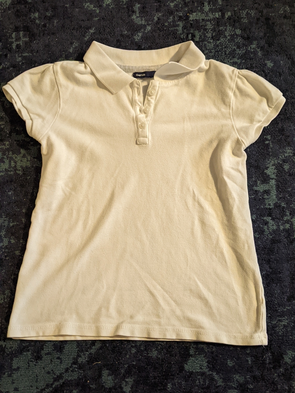 GAP Girls' Cream Polo Shirt